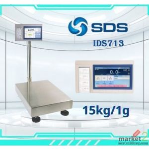 เครื่องพิมพ์สติกเกอร์ในตัว 15กิโลกรัม ยี่ห้อ SDS รุ่น IDS713