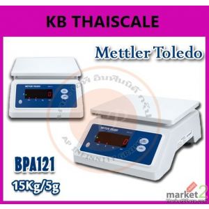 เครื่องชั่งกันน้ำ แบบตั้งโต๊ะ 15โล รุ่น BPA121ยี่ห้อ Mettler Toledo  