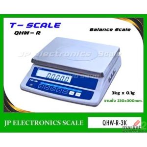 เครื่องชั่งดิจิตอล 3kg  ความละเอียด0.1g ยี่ห้อ TSCALE รุ่น QHW-R