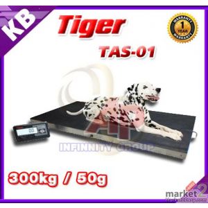 เครื่องชั่งสัตว์เลี้ยง 300 kg ค่าละเอียด 0.05Kg ยี่ห้อ TIGER รุ่น TAS-01