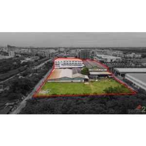 ขาย ที่ดินพร้อมโรงงาน เนื้อที่ 10-3-40 ไร่ (4,340 ตร.ว.) ซอยคลองหลวง 8 ปทุมธานี 