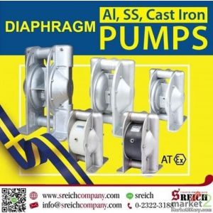 ปั๊มไดอะแฟรมอลูมิเนียม TAPFLO ไม่มีรั่วซึม แบบไร้ซีลออกแบบมาเพื่อป้องกันสารเคมีร