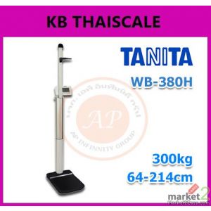 เครื่องชั่งพร้อมชุดวัดส่วนสูงพร้อม BMI 300kg ชุดวัดส่วนสูง 64-214cm TANITA