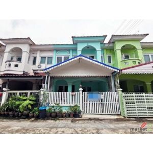 ขายทาวน์เฮ้าส์  หมู่บ้านศิริวรรณ-ชวนชม ถนนบางกรวย-ไทรน้อย  นนทบุรี 