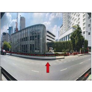 ให้เช่าที่ดินพร้อมอาคาร 304 ตร.ว. ติดถนนพระราม 4 เขตบางรัก ใกล้ MRT สามย่าน 300 