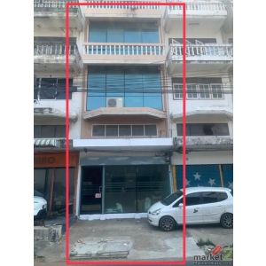 HR 9557  ให้เช่าอาคารพาณิชย์ 4.5 ชั้น ติดถนนสตรีวิทยา 2 เหมาะพักอาศัย โฮมออฟฟิศ 