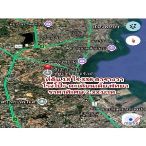 ขายที่ดินพัทยา ราคาดี! ใกล้หาดกระทิงลาย ตะเคียนเตี้ย ใกล้มอเตอร์เวย์ TP-L1892