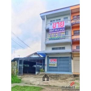 ขาย/เช่าอาคารพาณิชย์ 68.4ตร.ว.ห้องหัวมุม ถนนเลี่ยงเมือง อ.เมือง จ.อ่างทอง