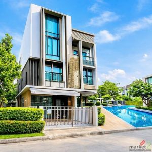 บ้านใหม่ พร้อมเฟอร์ฯ 2 จอดรถ  3นอน 4น้ำทาวน์โฮมหรู 3นอน 4น้ำ วงศ์สว่าง7-15 ใกล้B