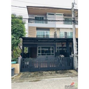 ให้เช่าทาวน์โฮม 3 ชั้น หลังมุม 4 ห้องนอน หมู่บ้านโพธิ์แก้วเพลส ถนนโพธิ์แก้ว - ลา