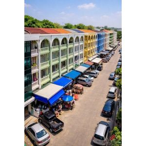 ใกล้Big C บางบอน 2.5 กม. 7-11 ธนาคาร เอกชัย กาญจนา อาคารพาณิชย์ให้เช่า 3นอน 3แอร