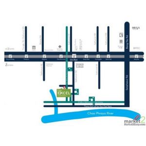 Condo The Excel hideaway Sukhumvit 50 1 Bedroom 2500000 thb ใกล้กับ BTS พระโขนง 