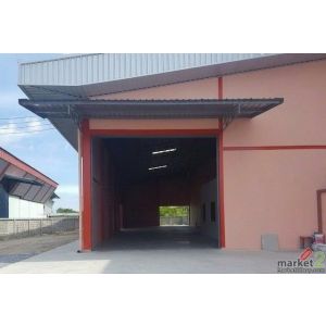 ให้เช่าโกดัง ออฟฟิศ  พื้ที่สีเขียว ที่ดิน  300 ตารางวา 420 ตารางเมตร บางปลา 2 สม