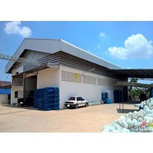 โรงงานให้เช่า เนื้อที่ 1 ไร่ 2 งาน ใกล้ถนนสุวินทวงศ์ ฉะเชิงเทรา