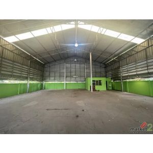 BR 1668 ให้เช่าโกดัง 408 ตรม. 1 ออฟฟิศ 1 ห้องน้ำ ซอยบางพลีนิเวศ ต.บางพลีใหญ่ สมุ