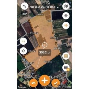 ขายที่ดินพนัสนิคมชลบุรี ขายที่ดินเนื้อที่ 90-2-17 ไร่ พื้นที่ EEC สีเหลืองอ่อน อ