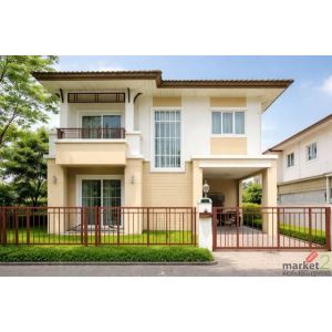  บ้านมุม 56 ตร.ว. 230 ตร.ม. ตลาดแพรกษา 1.6 กม.เทพารักษ์-วงแหวน บ้านเดี่ยว 2 ชั้น