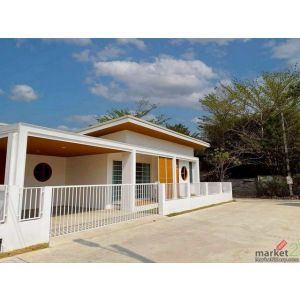  บ้านชั้นเดียว สไตล์มินิมอล เฟอร์นิเจอร์ครบ น้ำไม่ท่วม หางดง