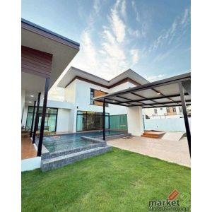 พูลวิลล่าสวย สไตล์โมเดิร์น เดินทางสะดวก สันกำแพง    