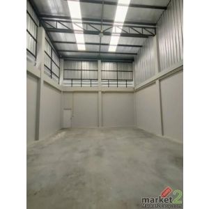 ให้เช่าโกดังออฟฟิศสร้างใหม่450ตร.มย่านบางใหญ่นนทบุรีซอยกัตนาบางม่วงใกล้ รพ.บางให