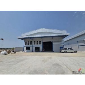 BR 1696 ให้เช่าโกดัง ที่ดิน 1 ไร่ โกดัง 720 ตรม. รับน้ำหนัก 3 ตัน ออฟฟิศ 2 ชั้น 