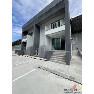 ให้เช่าโกดัง  เขต Free Zone ขอใบอนุญาต รง.4 ได้ มีว่าง2 ยูนิต  มีออฟฟิศ 2 ชั้น ย