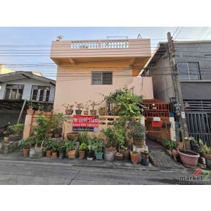 ขายอาคารห้องเช่า 2 ชั้น + ดาดฟ้า ซอยรามอินทรา 86 ใกล้รถไฟฟ้าสีชมพู ผู้เช่าเต็มตล