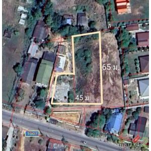 ขายด่วน  ที่ดินทำเลทองแปลงมุม ใกล้หาดสวนสน ระยอง  เนื้อที่ 1 ไร่ 98.4 ตร.ว.