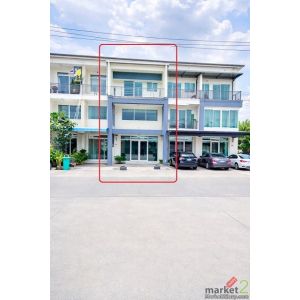 MRTคลองบางไผ่  อาคาร 2 ชั้นครึ่ง หลังมุม 2-3นอน 2น้ำ 18ตร.วา. 160ตร.ม. ตลาดหมู่บ
