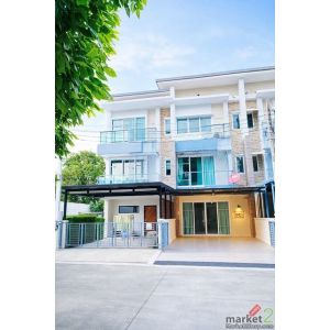 CDC500ม. 27 ตร.ว. 320 ตร.ม.ถ.ลาดพร้าว87  ทาวน์โฮม 3ชั้น 3นอน เลียบด่วนเอกมัย ราม