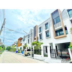 สำนักงานที่ดิน ปากเกร็ด 2 กม. ทาวน์โฮม 3ชั้น 3นอน 3 น้ำ19 ตร.วา. 220 ตร.ม. ถ.ติว