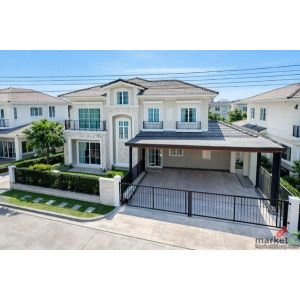 บ้านเดี่ยวหรูหรา นวมินทร์ เดอะมอลล์บางกะปิ 3 กม.  คฤหาสน์เฟอร์ครบ  2ชั้น 4นอน ลด