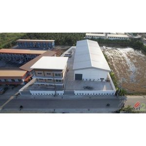 ให้เช่าโกดัง พร้อมออฟฟิศ 3 ชั้น พื้นที่ใช้สอย 1,700 ตร.ม  พุทธมณฑลสาย5 ไร่ขิง ซอ