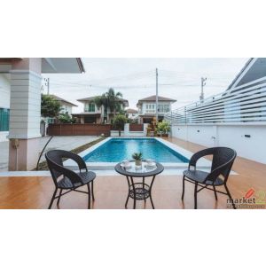 พูลวิลล่า 2 ชั้น บ้านในโครงกา เฟอร์นิเจอร์ครบ ป่าแดด 