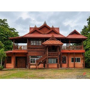 บ้านทรงไทยริมบึง 2 ไร่ วิวหลักล้าน โฉนดพร้อมโอน ที่ชัยภูมิ