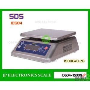 เครื่องชั่งกันน้ำ1500กรัม ยี่ห้อ SDS รุ่น IDS04