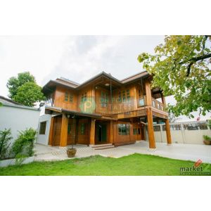 Teak House (Detached House) Near Sutthisan For Rent and Sale (D2861)