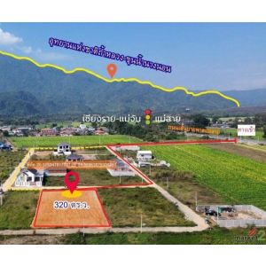 ขายถูกมาก!! ที่ดินถมแล้ว 320 ตร.ว. วิวภูเขาดอยนางนอน ทำเลทอง อ.แม่สาย จ.เชียงราย