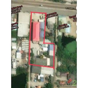 ขายที่ดินทำเลทองใกล้เมกาบางนา ติดถนนหนามแดง–บางพลี เนื้อที่648ตร.วา