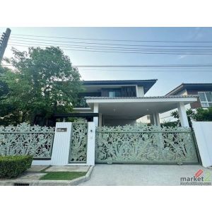 BH4276 ให้เช่า บ้านเดี่ยวหัวมุม หมู่บ้านมัณฑนา วงแหวน–กัลปพฤกษ์ บ้านพร้อมอยู่ ใก
