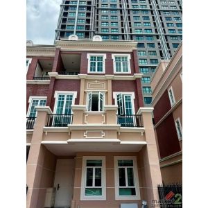 ให้เช่า ทาวน์โฮม 4 ชั้น โครงการ การ์เด้น สแควร์ สุขุมวิท 77 Garden Square Sukhum