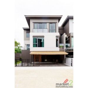 BH4356 ให้เช่าบ้านกลางเมือง The Edition Bangna บ้านใหม่หรู วิวทะเลสาบ ใกล้ Mega 