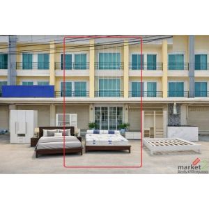 โรงงานโตโยต้า บ้านโพธิ์  2.87กม. Mega Home 500 ม.  อาคารพาณิชย์ 3 ชั้น 3 นอน 3 น