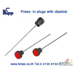 Vent screw and dipstrick, Vent screw with check valve and dipstrick