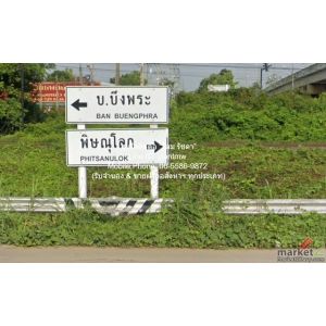 DSL-1012 ขาย ที่ดิน ขายที่ดินเปล่าถมแล้ว บึงพระ จ.พิษณุโลก ติดถนนเลี่ยงเมืองพิษณ