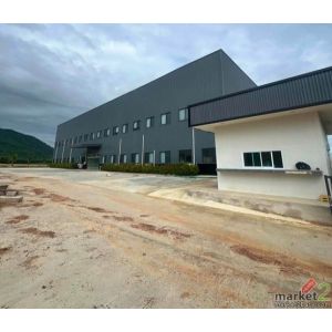 คลังสินค้าพื้นที่สีเหลือง 8000 ตรม ออฟฟิศ 1200 ตรม ไฟฟ้า 3เฟส หม้อแปลง 500 KVA อ