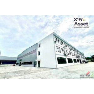 ให้เช่าโกดัง/โรงงาน พื้นที่รวม 3,800 ตร.ม. มีสำนักงานออฟฟิศ เขาคันทรง ศรีราชา ชล