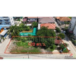ที่ดิน ซอยเรณูอุทิศ ลาดหลุมแก้ว 120 ตารางวา ติดถนน 3 ด้าน ห่างถนนใหญ่เพียงประมาณ