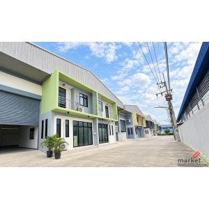 ขายต่ำกว่าทุน โรงงานพร้อมออฟฟิศ 2 ชั้น พื้นที่ใช้สอย 350 ตร.ม. บางน้ำจืด สมุทรสา
