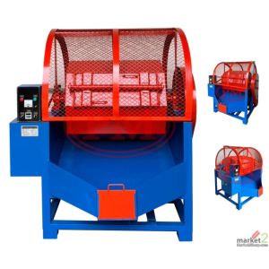 เครื่องขัดผิวโลหะแบบถังกลิ้งลูกรักบี้ /(ROTARY BARREL FINISHING MACHINE)